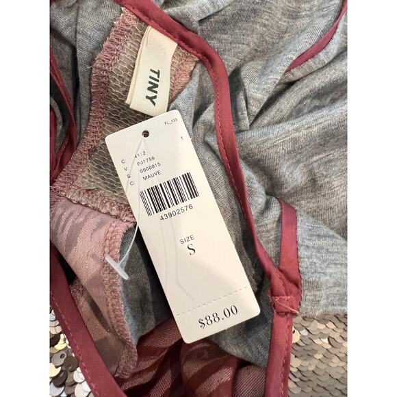 Anthropologie Tiny Patchwork Velvet Dolman Sleeve Top S - Picture 7 of 8